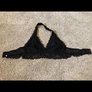 Pink halter bralette